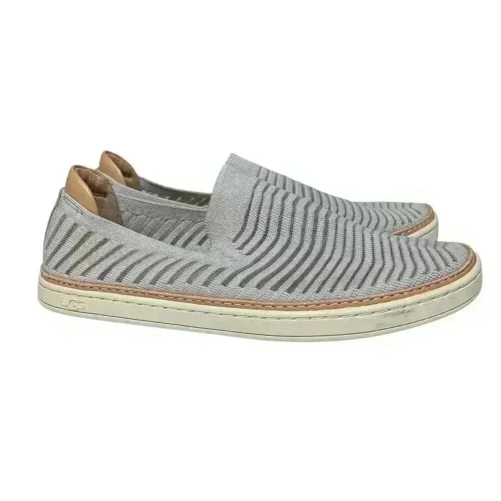 UGG Sammy Breeze Slip On Women Gray Tan 7